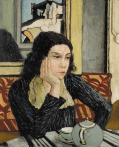 Frau am Tisch I