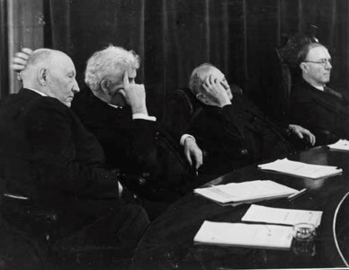 Ways and Means Committee - listening to a speaker (Congressmen Doughten, Rainey, Crisp and Collier), Washington