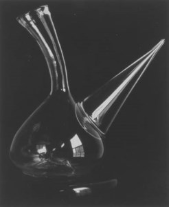 Glass study with reflections