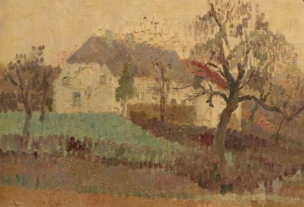 Landscape with farmhouse