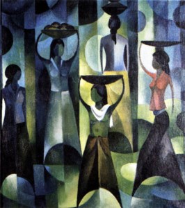 Women with baskets