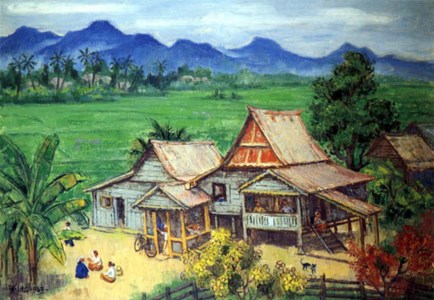 A view of the Kampung