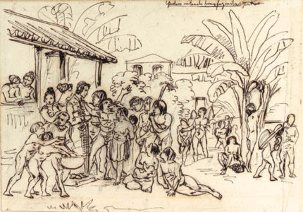 Gentry visiting an estate in Brazil