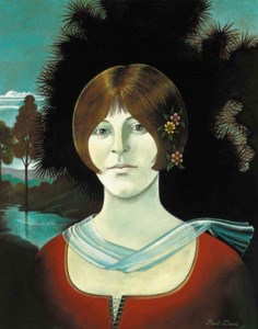 Portrait of a Woman in Red