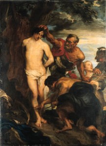 Sir Anthony van Dyck, Saint Sebastian prepared for martyrdom