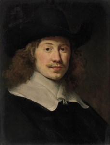 Portrait of a gentleman, bust-length, in black costume with a lace collar