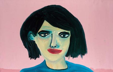 Untitled, portrait (lilac)
