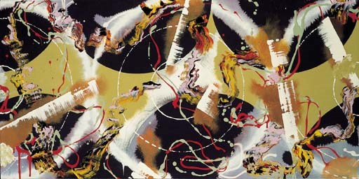 Untitled (Purple and Yellow)