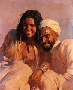 Under the Moroccan sun.