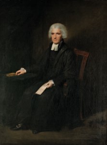 Portrait of John Grant of Kilgraston (d.1793), full-length, seated, in black gown with white bands, a letter in his left hand, his right hand resting on a table