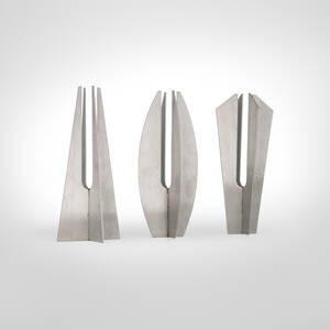 Prototype bud vases, set of three