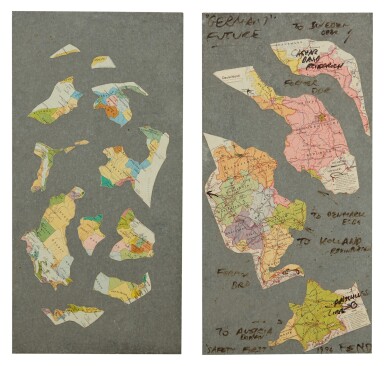 Untitled (Response To Bismark. Nile & Africa As Core Zones)