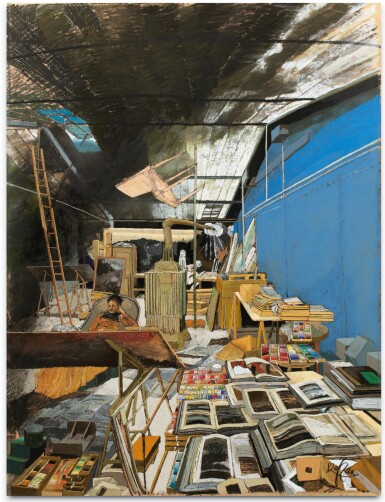 Sam Szafran, Atelier de la rue de Crussol               