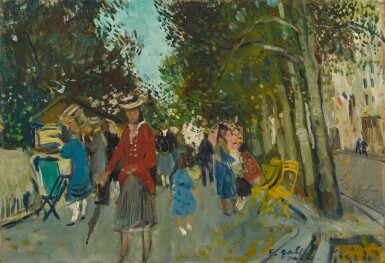 Flânerie devant les bouquinistes au 14 juillet, Quai de Seine, Paris