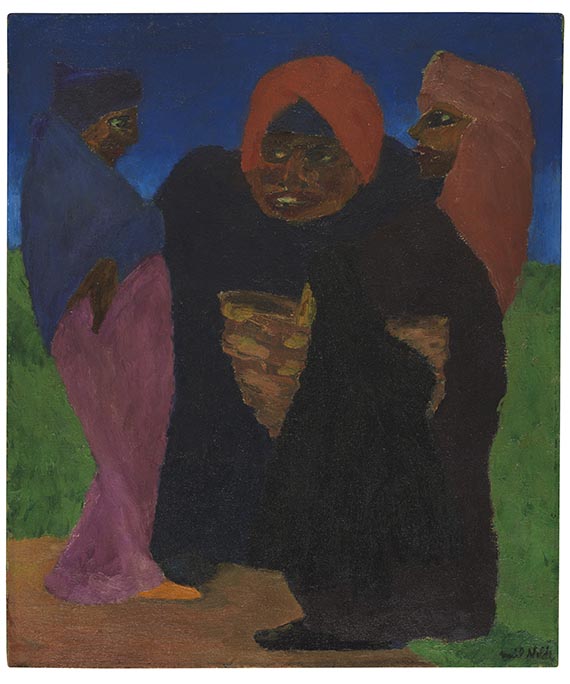 Emil Nolde, Drei Frauen