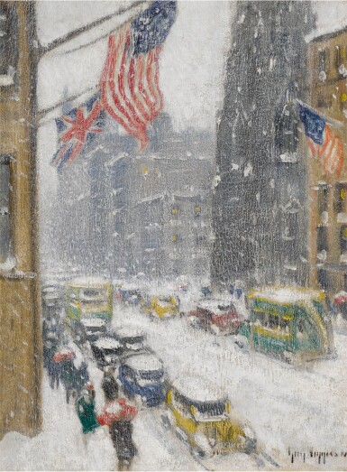 Flags Up Fifth Avenue
