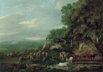Threshing at Shaw's, Masham, Yorkshire