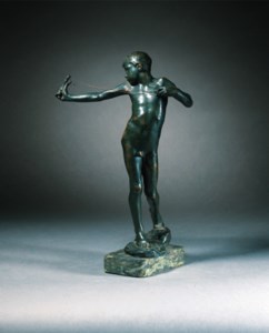 Young Boy with a Catapult