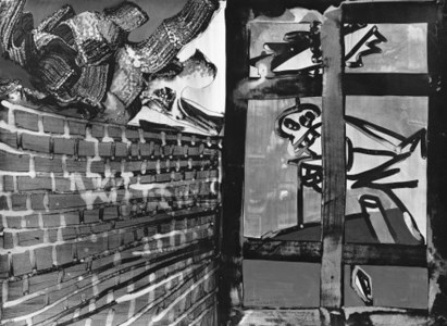 Antonio Recalcati, Lotto di 2 opere: a) Composizione firmato e datato in basso a sinistra Recalcati 59 acquarello su carta cm 34,5x50 Eseguito nel 1959 b) Spagna firma, titolo e data in basso a destra Recalcati Spagna ott. 63 tempera e acquarello su carta cm 52,5x72 Eseguito nel 1963 (2)