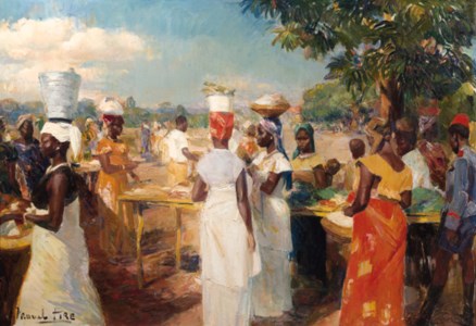 Fruit and vegetables market