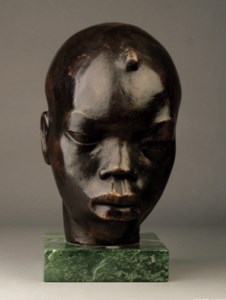 Head of an african child