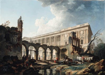 The clearing of the Colonnade du Louvre and the Demolition of the Hôtel Rouillé