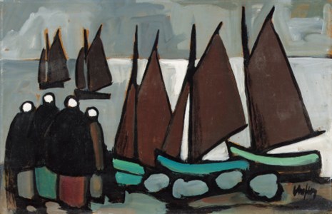 Shawlies and fishing boats