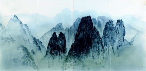 Kozan kitsuritsu (Soaring Mount Huang)