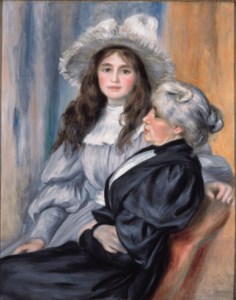 Pierre-Auguste Renoir, Berthe Morisot et sa fille, Julie Manet