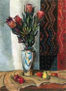 Protea and Fruit