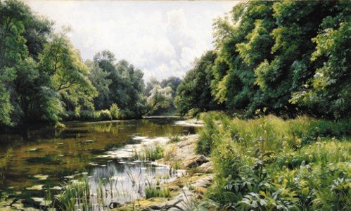 A Wooded Riverlandscape