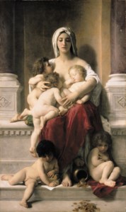 William Bouguereau, La Charité