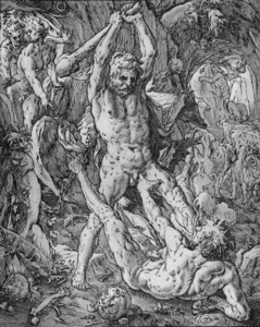 Hercules and Cacus (Bartsch.231 (72))
