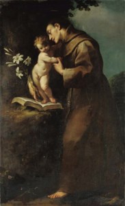 Saint Antony of Padua and the Infant Christ