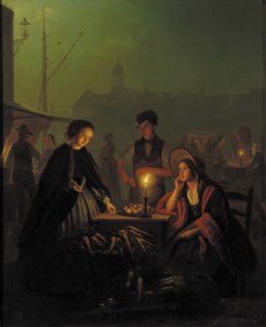The evening market