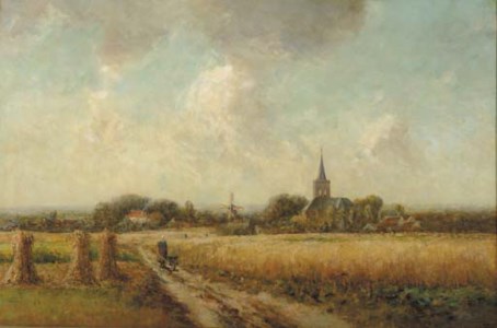 Summer: The outskirts of Ede, seen from the Paaschberg