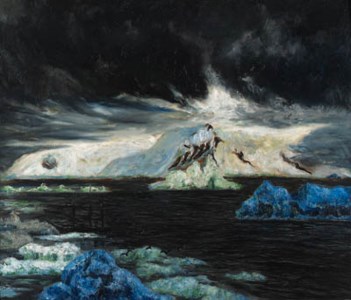 Ship amid Ice Floe, Greenland