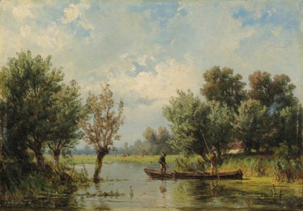 A river landscape