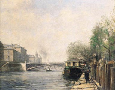 On the banks of the river Seine
