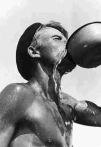 Worker Drinking (1950)