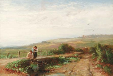 Children fishing