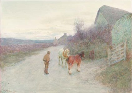 Evening, Church Farm, Branscombe