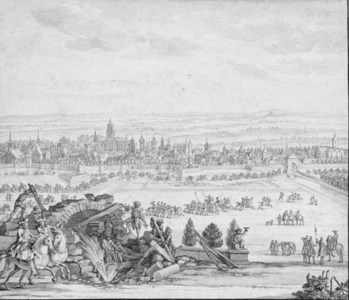 The army of King Louis XIV besieging Utrecht