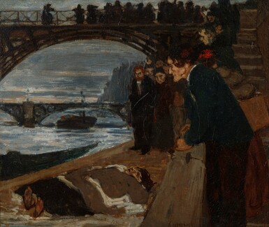 Le noyé du Pont des Arts