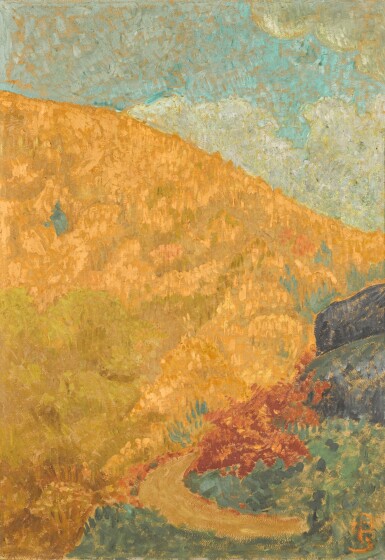 Paysage d’automne à Châteauneuf