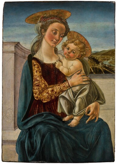 The Virgin and Child before a landscape |《風景前的聖母與聖嬰》
