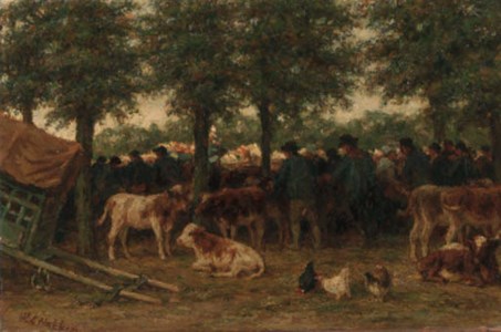 Kalvermarkt in Chartres - a study