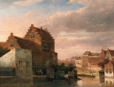 A cappricio view in a city