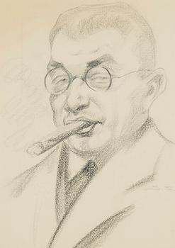 Man with a cigar.