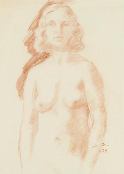 Nude model.